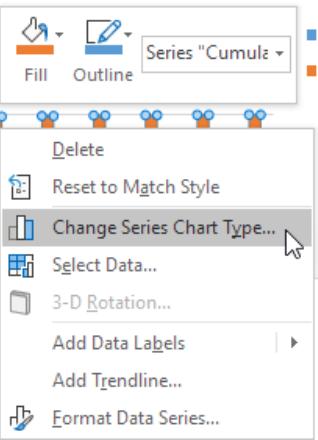 Cách vẽ biểu đồ pareto đối với các phiên bản khác 8