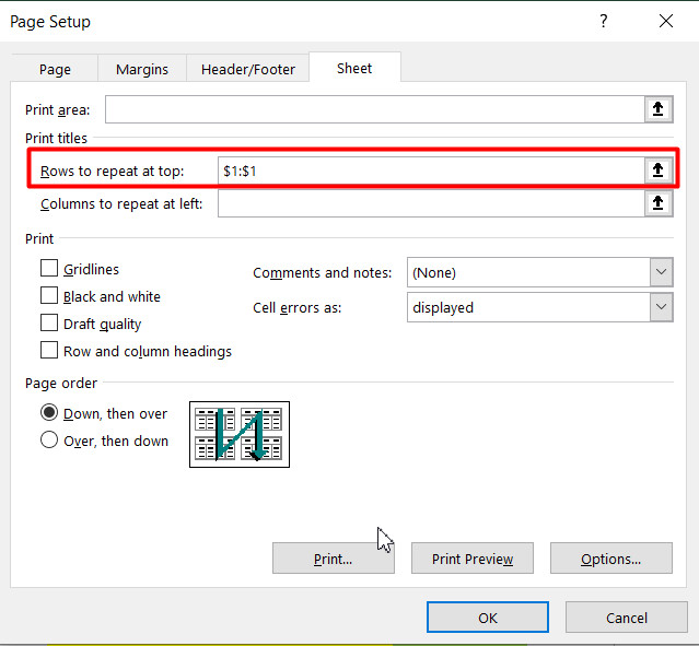 Hướng dẫn cách in Excel có tiêu đề ở tất cả các trang chuẩn nhất