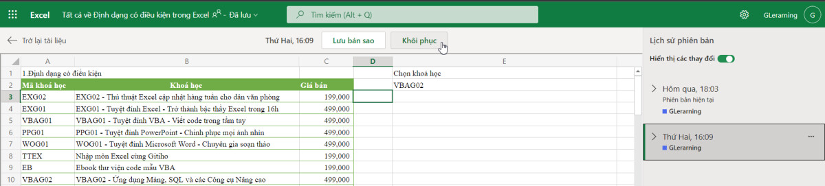Hướng dẫn cách mở file Excel online trực tuyến miễn phí
