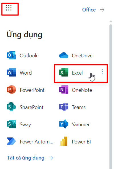 Hướng dẫn cách mở file Excel online trực tuyến miễn phí