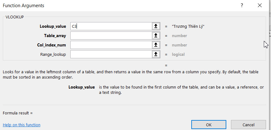 Cách dùng hàm VLOOKUP trong Excel lọc dữ liệu trùng nhau