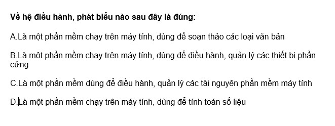 Cách khoanh tròn đáp án trong Word