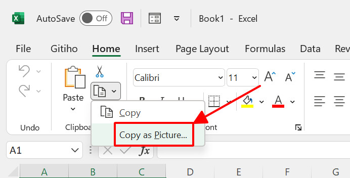 Hướng dẫn cách chuyển Excel sang ảnh chỉ trong một nốt nhạc 2