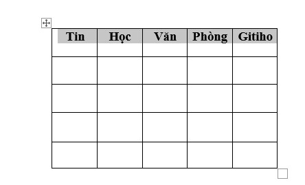 cách lặp lại tiêu đề trong Word