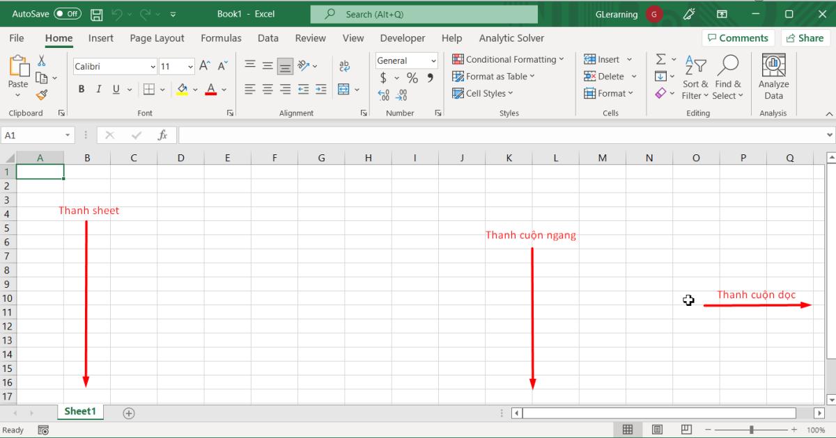 Thanh cuộn trong Excel là gì?