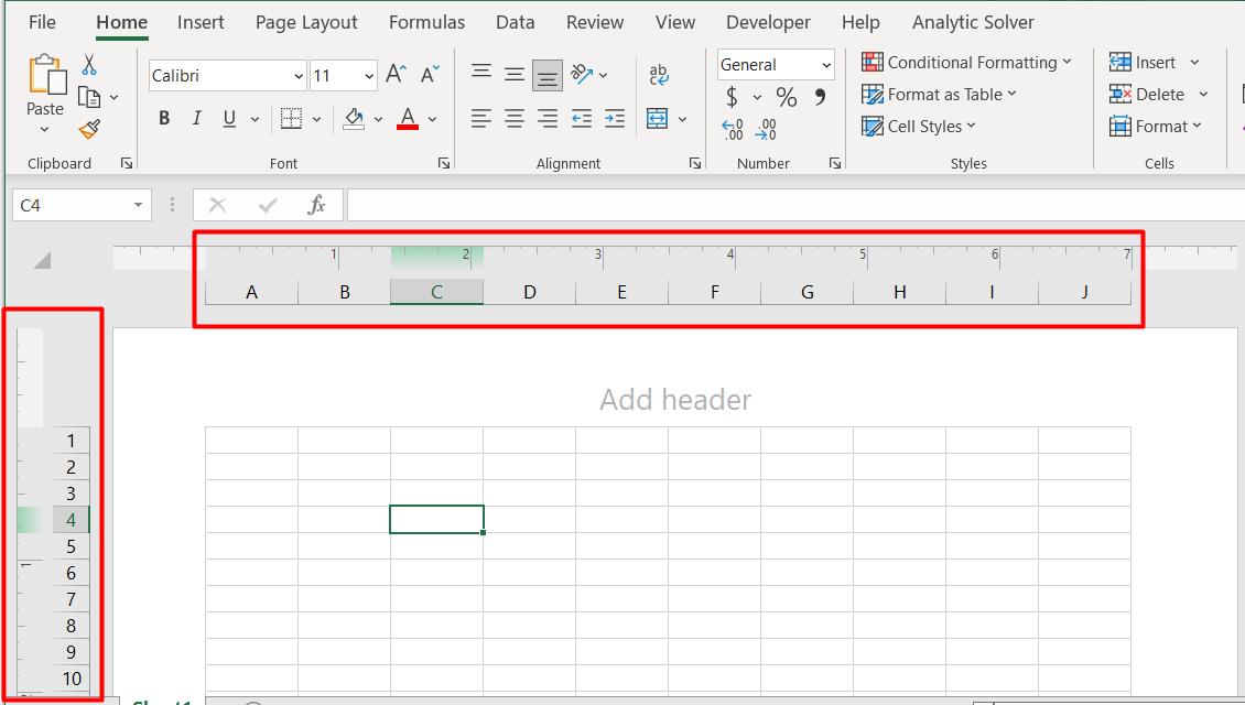 Hướng dẫn cách làm hiện thanh Ruler trong Excel bị ẩn