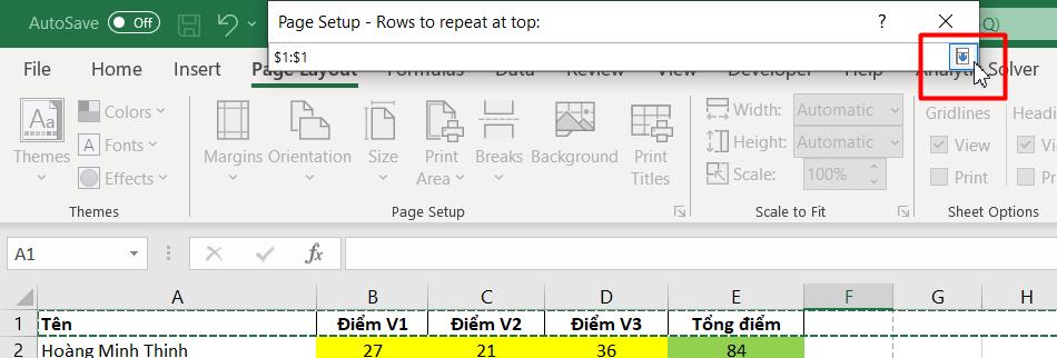 Hướng dẫn cách in Excel có tiêu đề ở tất cả các trang chuẩn nhất