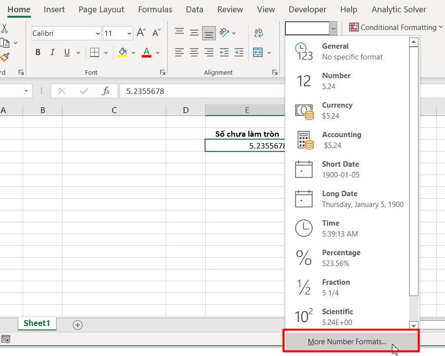 Hướng dẫn 6 cách làm tròn số trong Excel đơn giản, nhanh gọn nhất