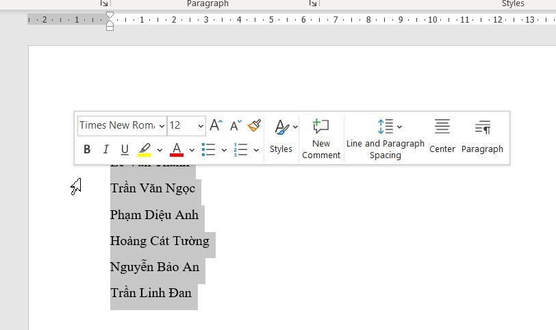 cách copy từ word sang excel giữ nguyên định dạng
