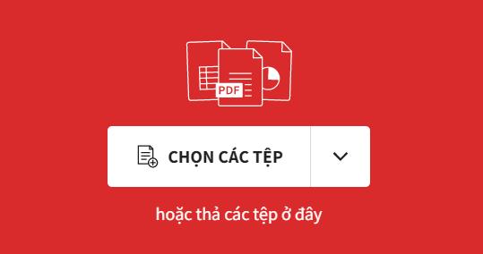 Tải tệp muốn chuyển định dạng lên Smallpdf
