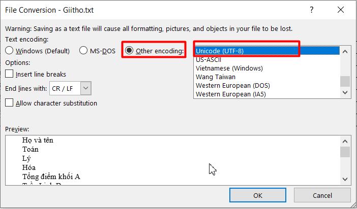 cách copy từ word sang excel giữ nguyên định dạng