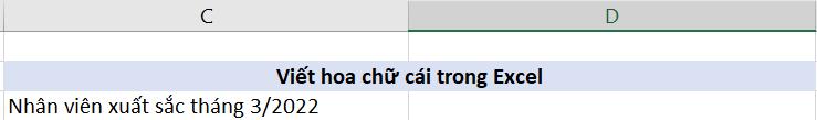 Hướng dẫn cách viết hoa chữ cái đầu trong Excel cực đơn giản
