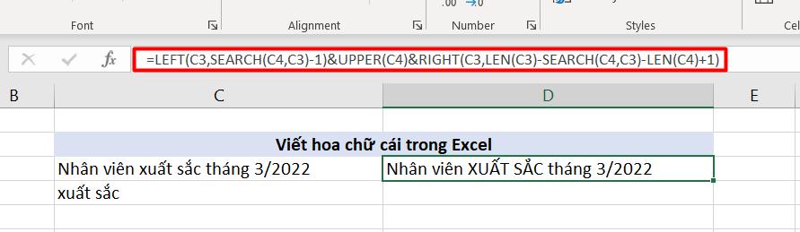 Hướng dẫn cách viết hoa chữ cái đầu trong Excel cực đơn giản