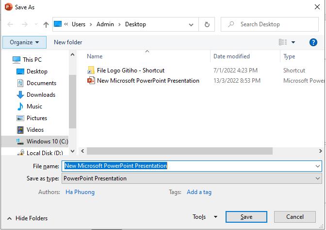 chuyển powerpoint sang ảnh