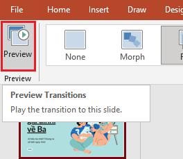 cách chuyển slide trong Powerpoint