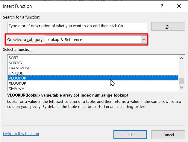 cách lọc dữ liệu trong excel bằng hàm vlookup