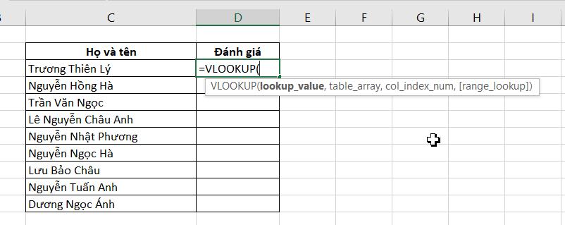 hàm vlookup lọc trùng
