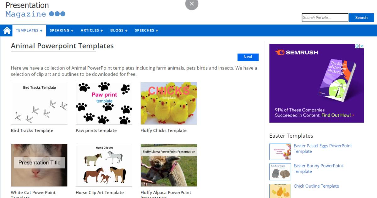 Presentation Magazine