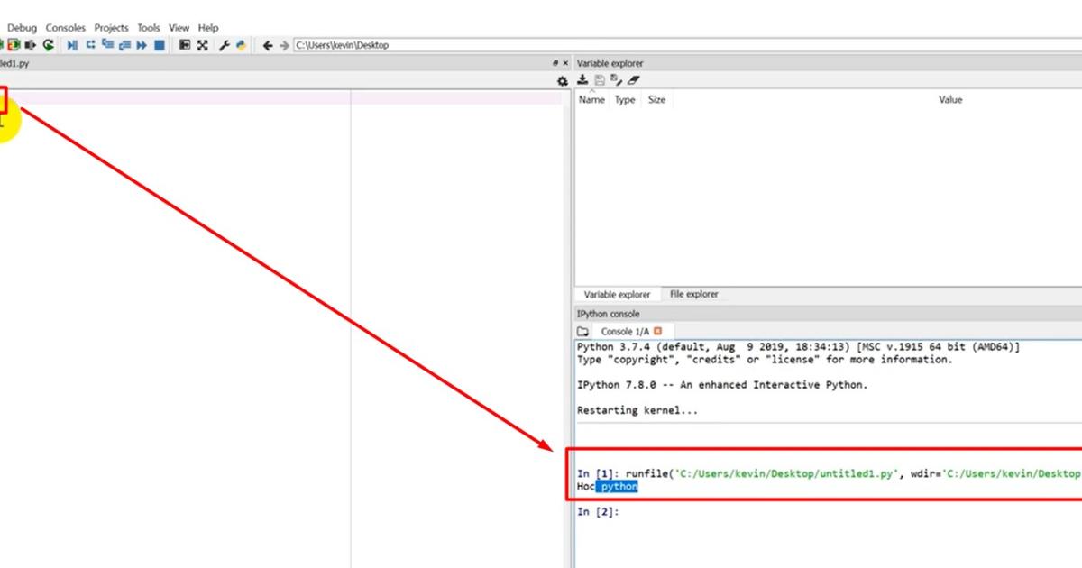 Keyword, Note và những câu lệnh đầu tiên trong lập trình Python
