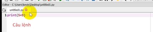 Keyword, Note và những câu lệnh đầu tiên trong lập trình Python