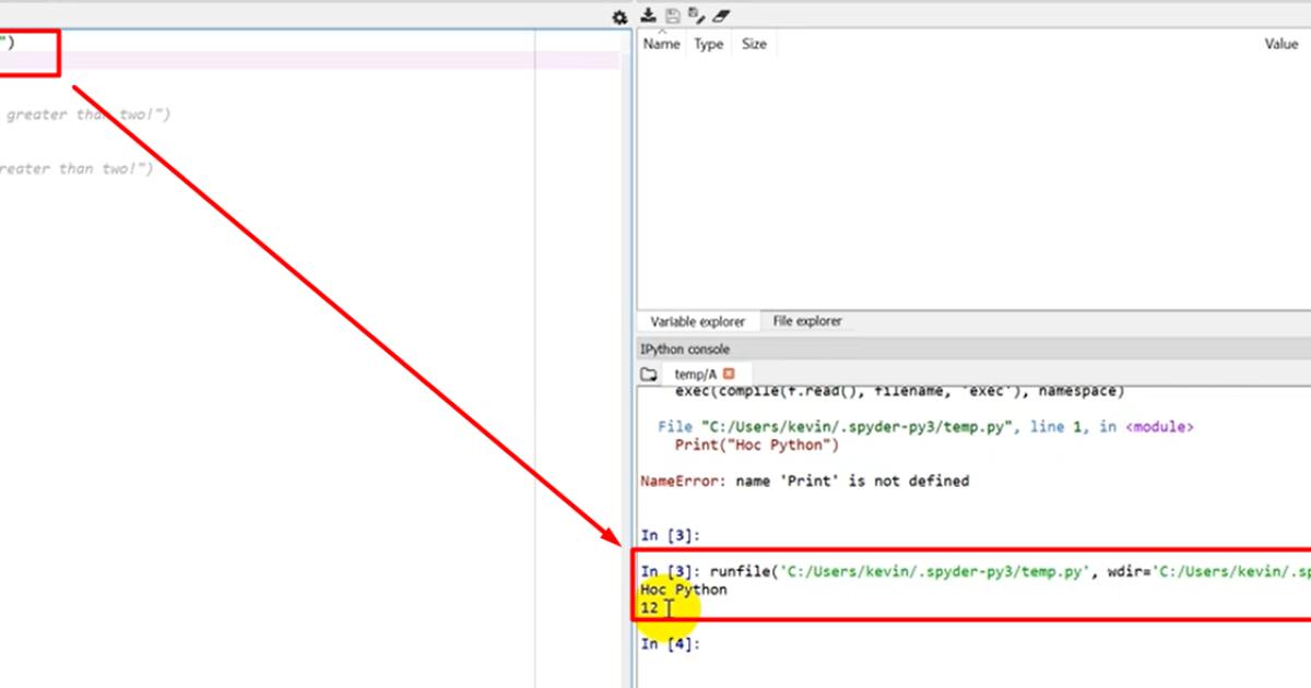 Lưu ý quan trọng và những quy tắc đầu tiên trong Python