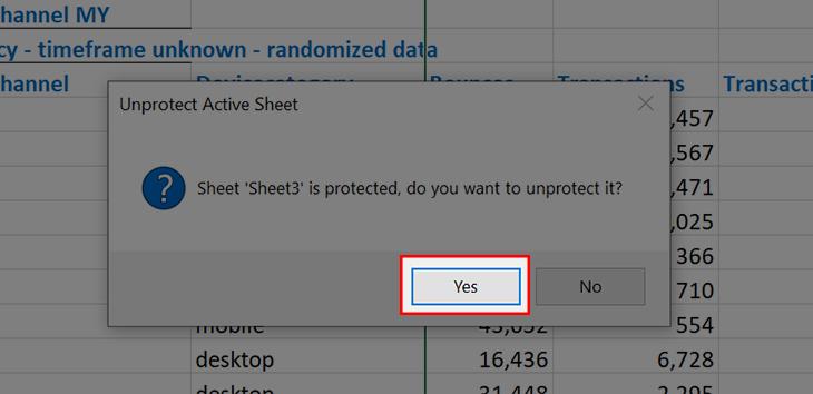 Cách mở khóa sheet Excel quên mật khẩu bằng VBA 6