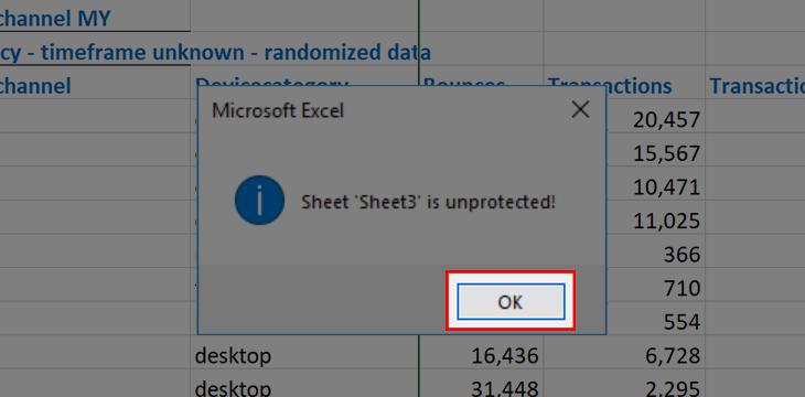 Cách mở khóa sheet Excel quên mật khẩu bằng VBA 7