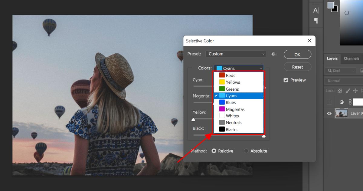 Hướng dẫn chỉnh màu ảnh trong Photoshop cực đơn giản cho người bắt đầu 6