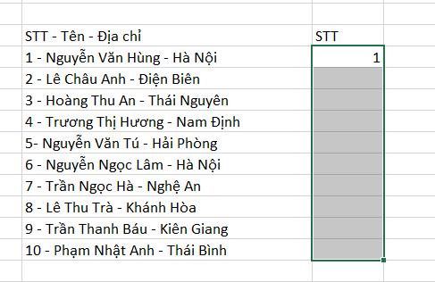 Hướng dẫn 2 cách tách cột trong Excel cực dễ