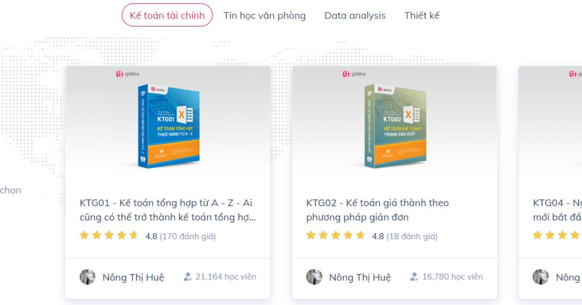 HƯỚNG DẪN ĐĂNG KÝ KHÓA HỌC TRÊN GITIHO