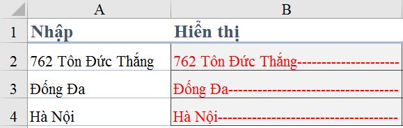 Hướng dẫn cách sử dụng định dạng tùy chỉnh cho dữ liệu kiểu số trong Excel