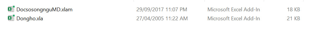 Add-ins dùng VBA