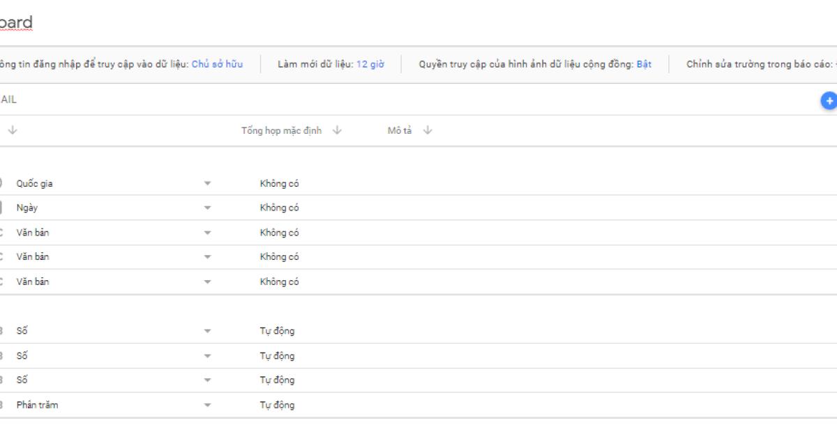 Cách kết nối và tạo Dashboard Search Console trong Google Data Studio