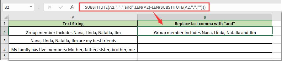 Cách thay thế, loại bỏ, thêm, phân tách ô... bằng dấu phẩy trong Excel