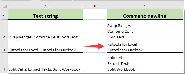 Cách thay thế, loại bỏ, thêm, phân tách ô... bằng dấu phẩy trong Excel