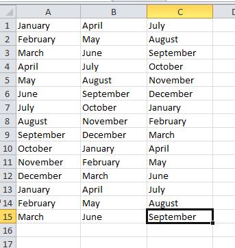 nhấn Ctrl + End để kiểm tra ô cuối cùng