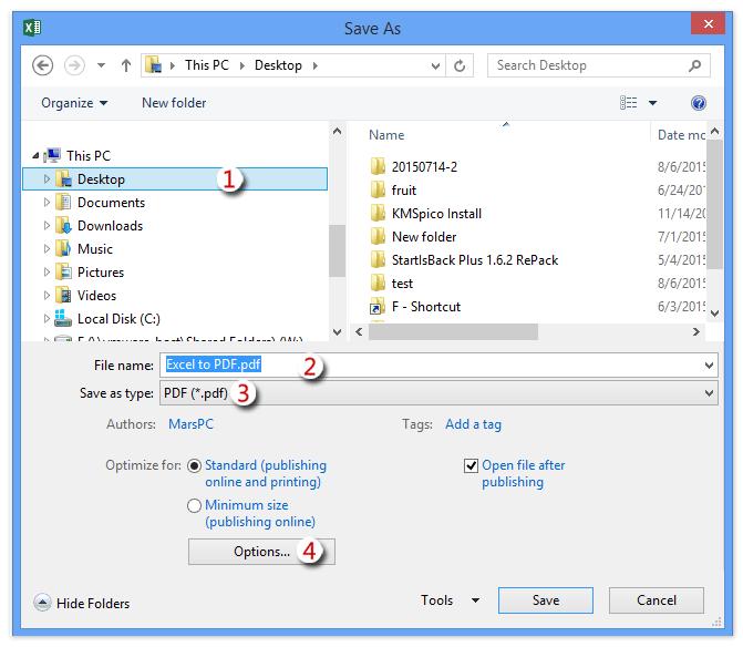 cách chuyển file excel sang pdf tất cả các sheet
