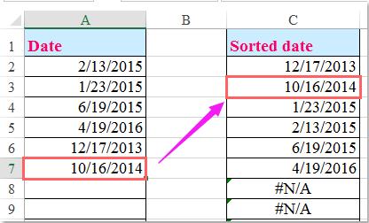 tự động sắp xếp ngày tháng khi cập nhật