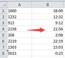 các chuỗi văn bản được chuyển đổi thành thời gian