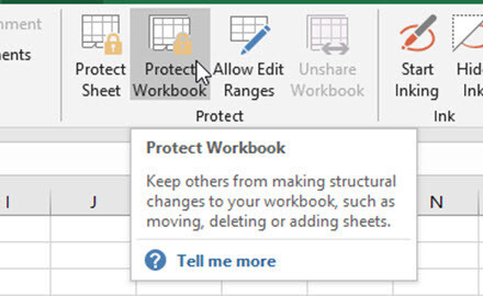 Cách hack tính năng Excel Protect Workbook khi lỡ quên password