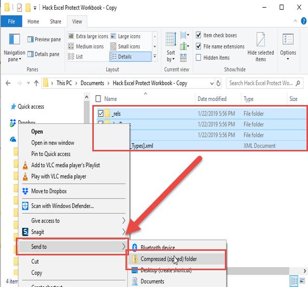 Cách hack tính năng Excel Protect Workbook khi lỡ quên password