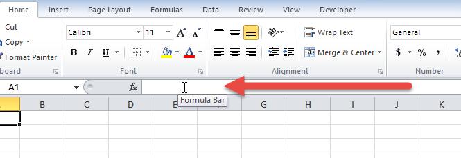 Các mẹo làm việc hiệu quả với thanh công thức trong Excel