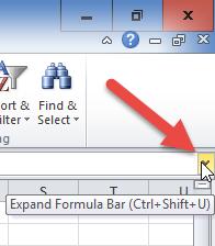 Mở rộng điều khiển Thanh công thức