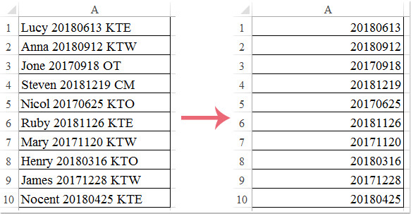 Cách xóa chữ trong ô Excel chứa dấu thập phân