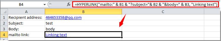Cách tự động gửi email với Hyperlink trong Excel