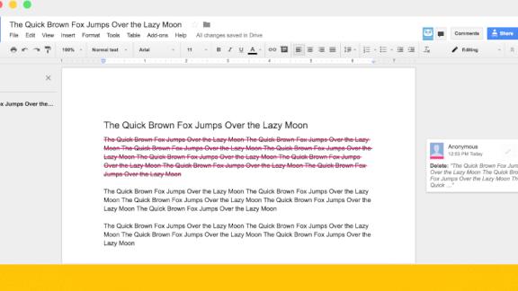 khả năng cộng tác Google Docs or Word