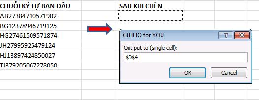 nơi bạn muốn xuất kết quả