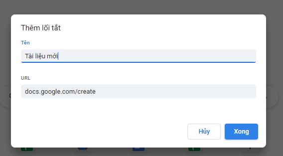 Truy cập nhanh vào tài liệu google docs mới trên trình duyệt