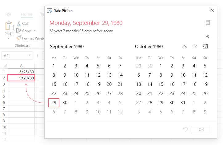 Cách tạo nút chọn ngày trong Excel với Date and Time Picker Control