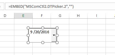 Cách tạo nút chọn ngày trong Excel với Date and Time Picker Control 4
